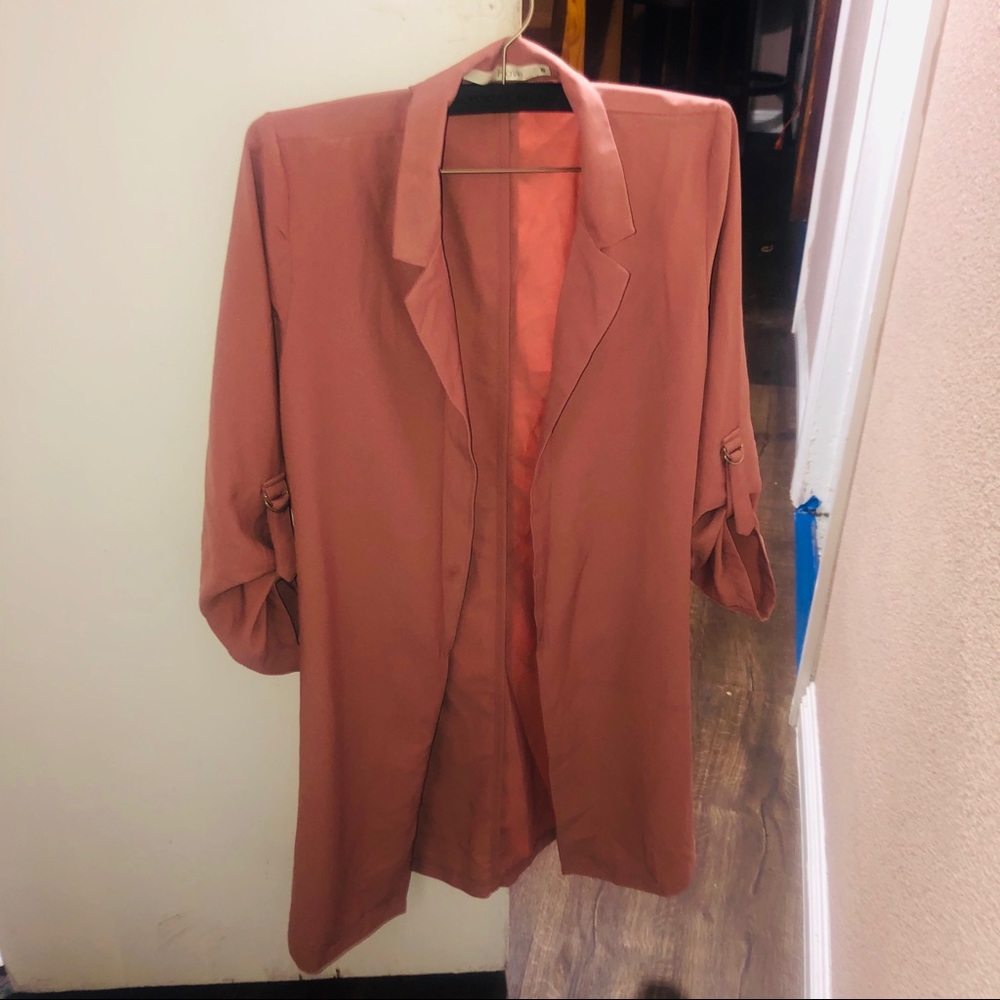 Blush blazer